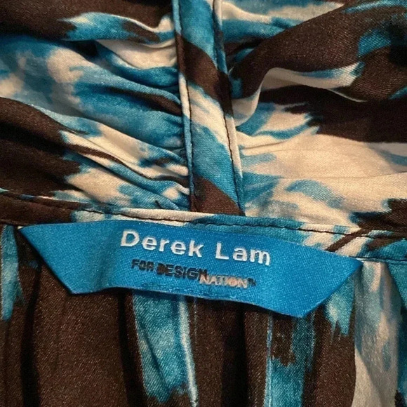 Derek Lam for design nation - women’s sleeveless faux wrap dress - size L - Picture 2 of 9